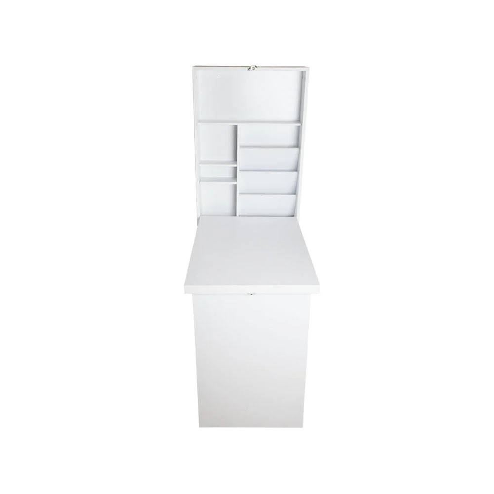 Artiss Computer Desk Bookshelf Wall Mount White - Nurns