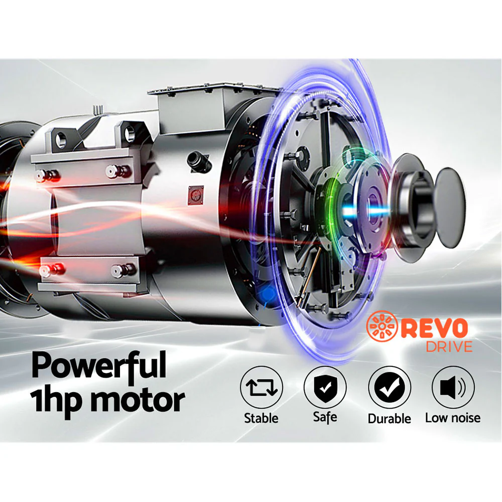 Everfit Treadmill Electric Home Gym Fitness Exercise Machine Foldable 370mm - Nurns