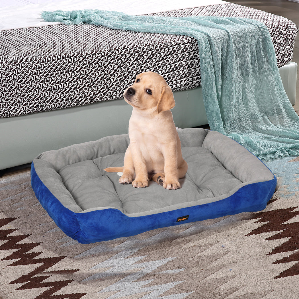MEDIUM Dog Beds Pet Mattress Bedding - Navy - Nurns