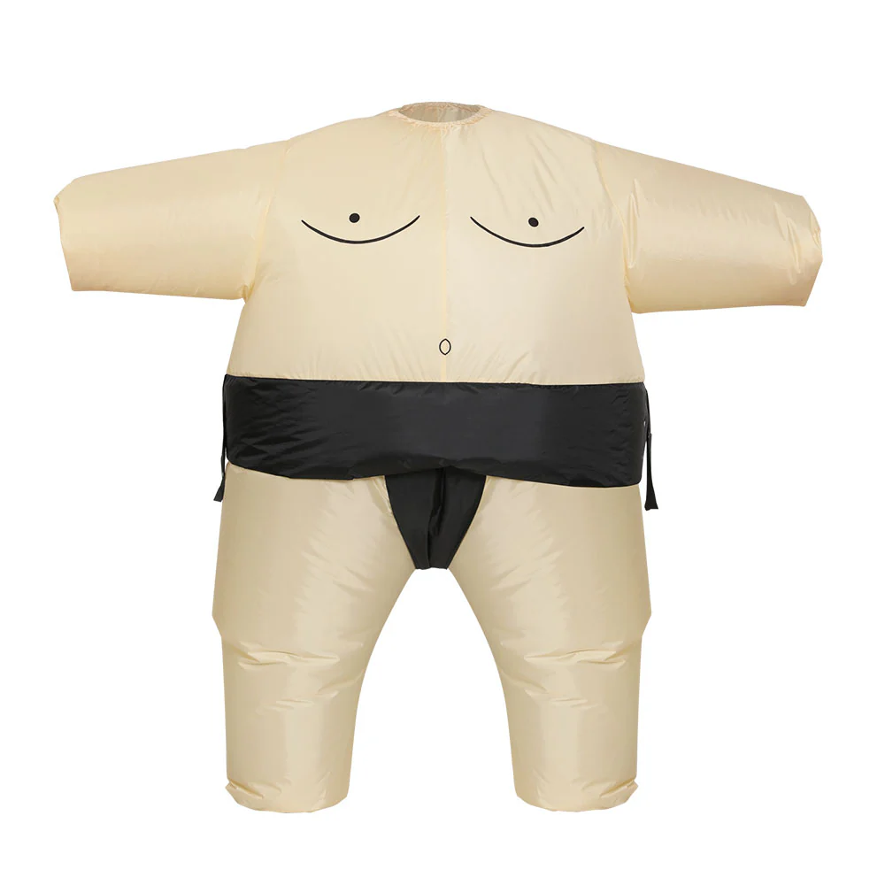 Inflatable Sumo Costume Adult Suit Blow Up Party Fancy Dress Halloween Cosplay - Nurns
