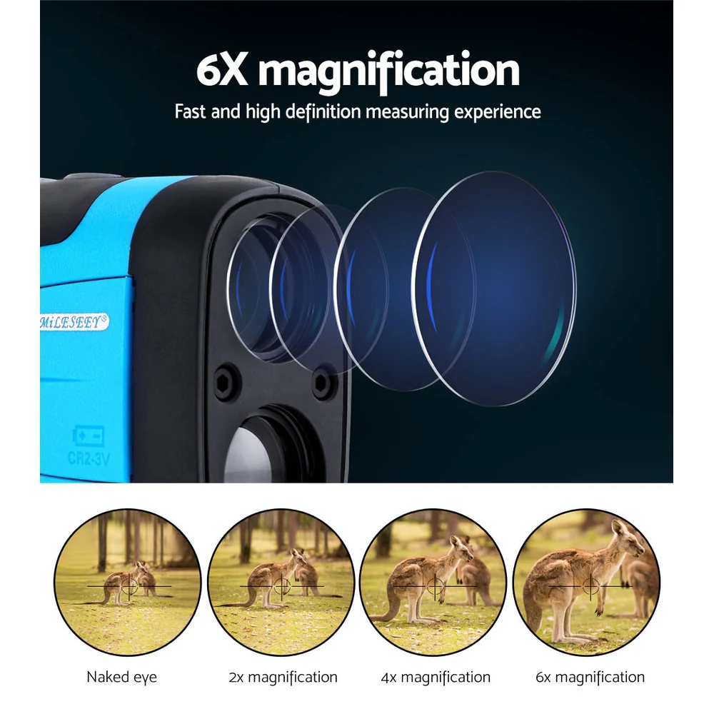 Golf Laser Range Finder 600m Hunting Rangefinder Distance Height Speed Measure - Nurns