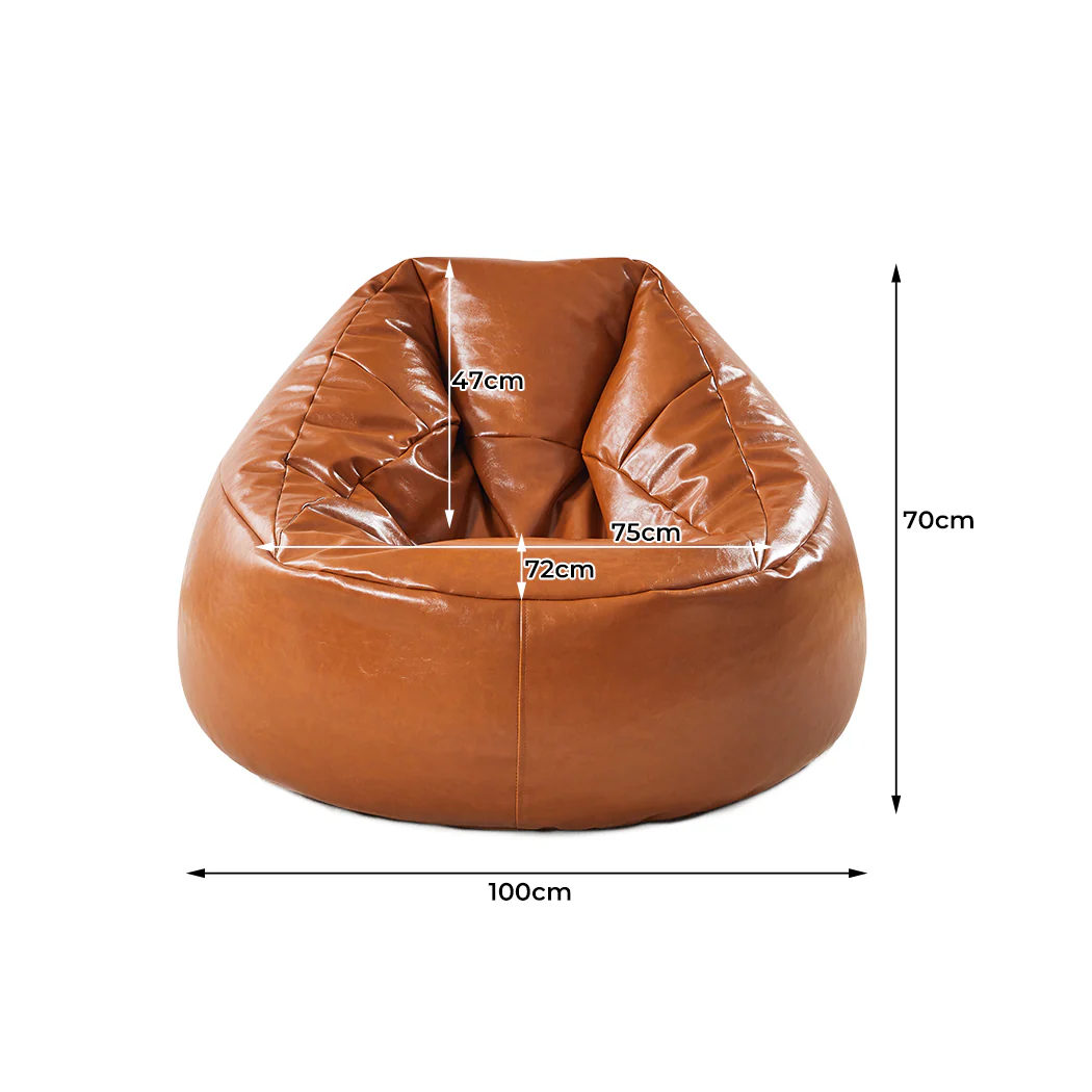 Bean Bag Large Indoor Lazy Chairs Couch Lounger Kids Adults Sofa Cover Beanbag - Nurns