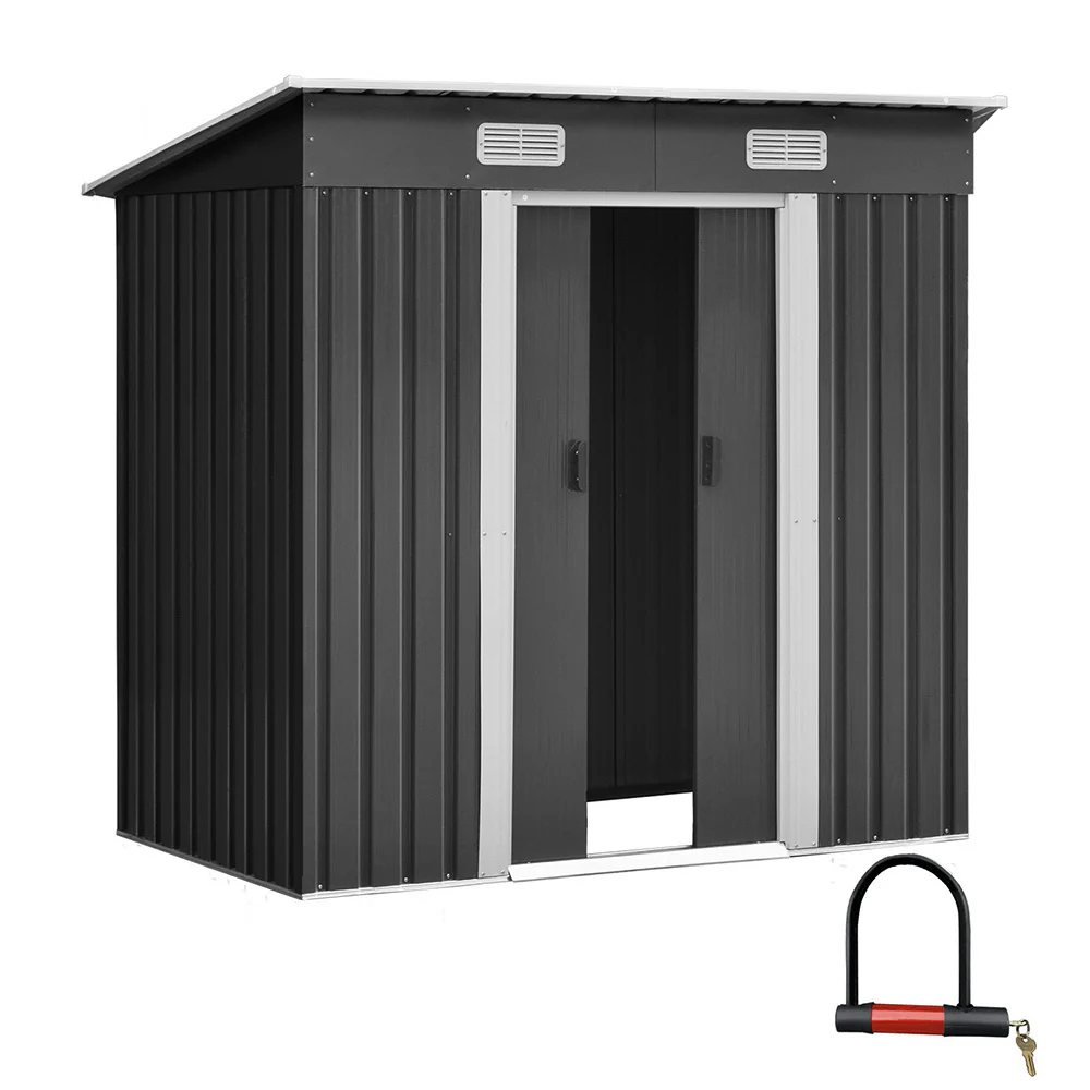 Giantz Garden Shed 1.94x1.21M Sheds Outdoor Storage Workshop House Tool Shelter Sliding Door - Nurns