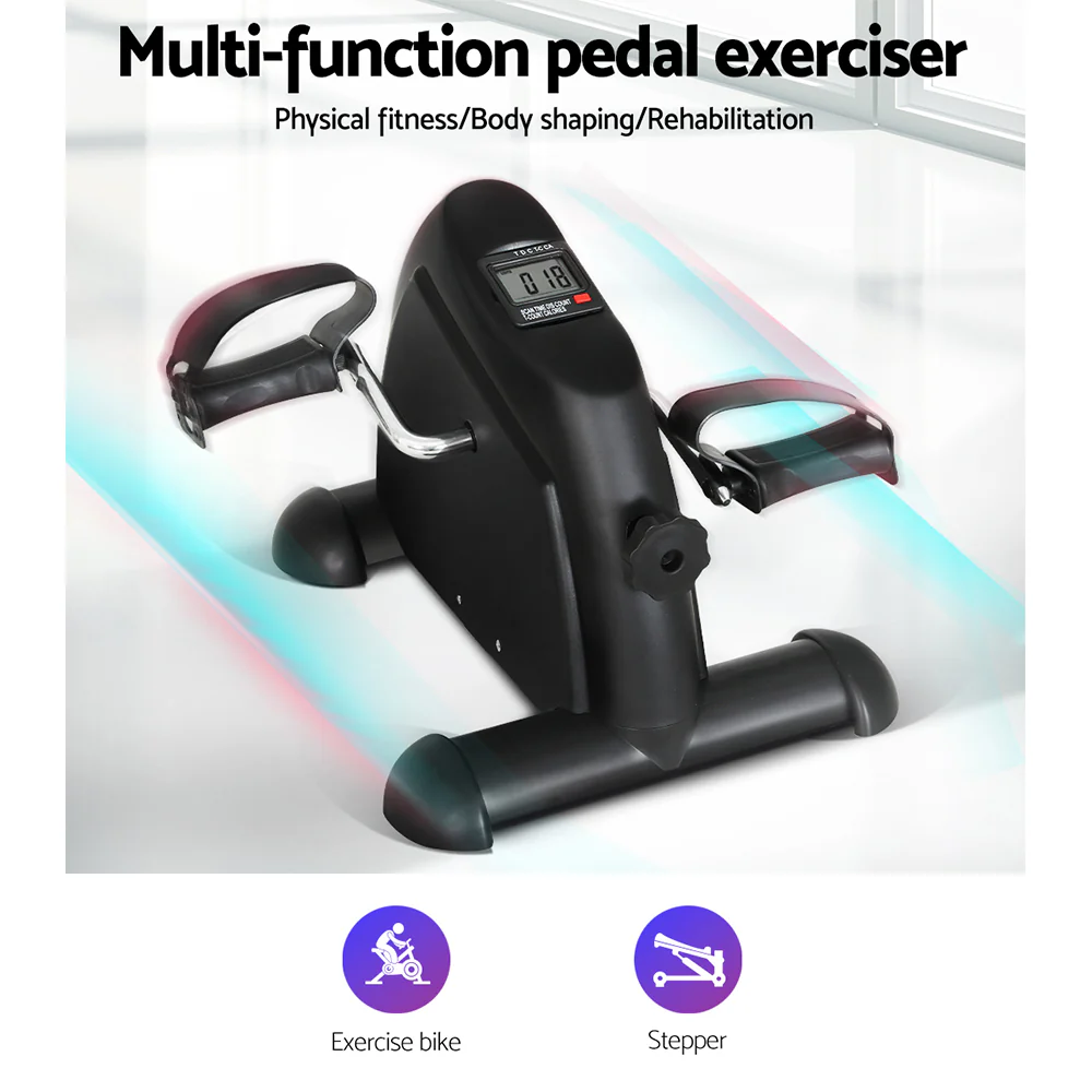 Everfit Pedal Exerciser Mini Exercise Bike Cross Trainer Under Desk Bike - Nurns