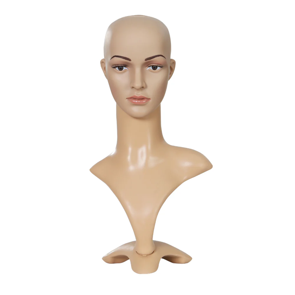 Female Mannequin Head Dummy Model Display Stand - Nurns