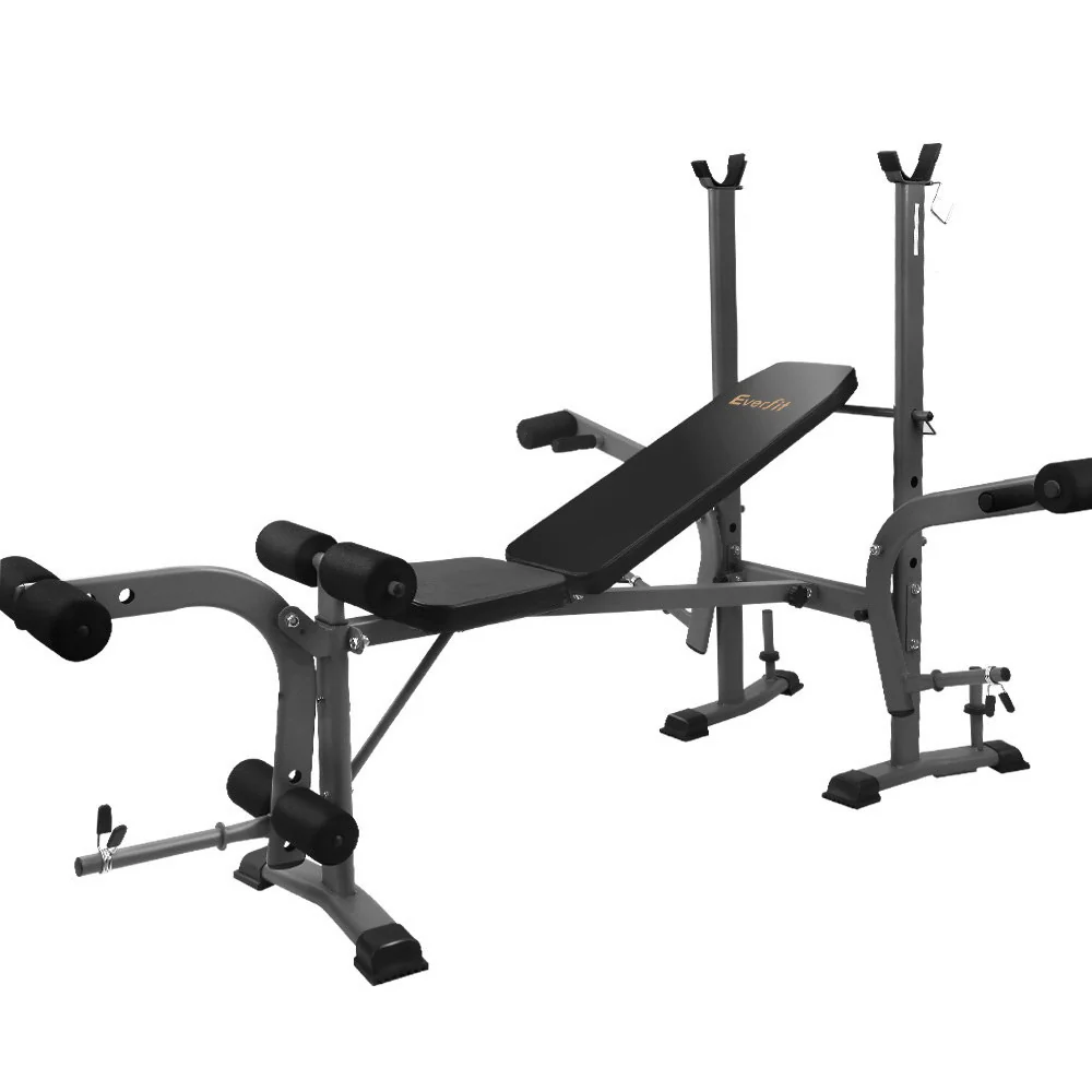 Everfit Weight Bench 8 in 1 Bench Press Adjustable Home Gym Station 200kg - Nurns