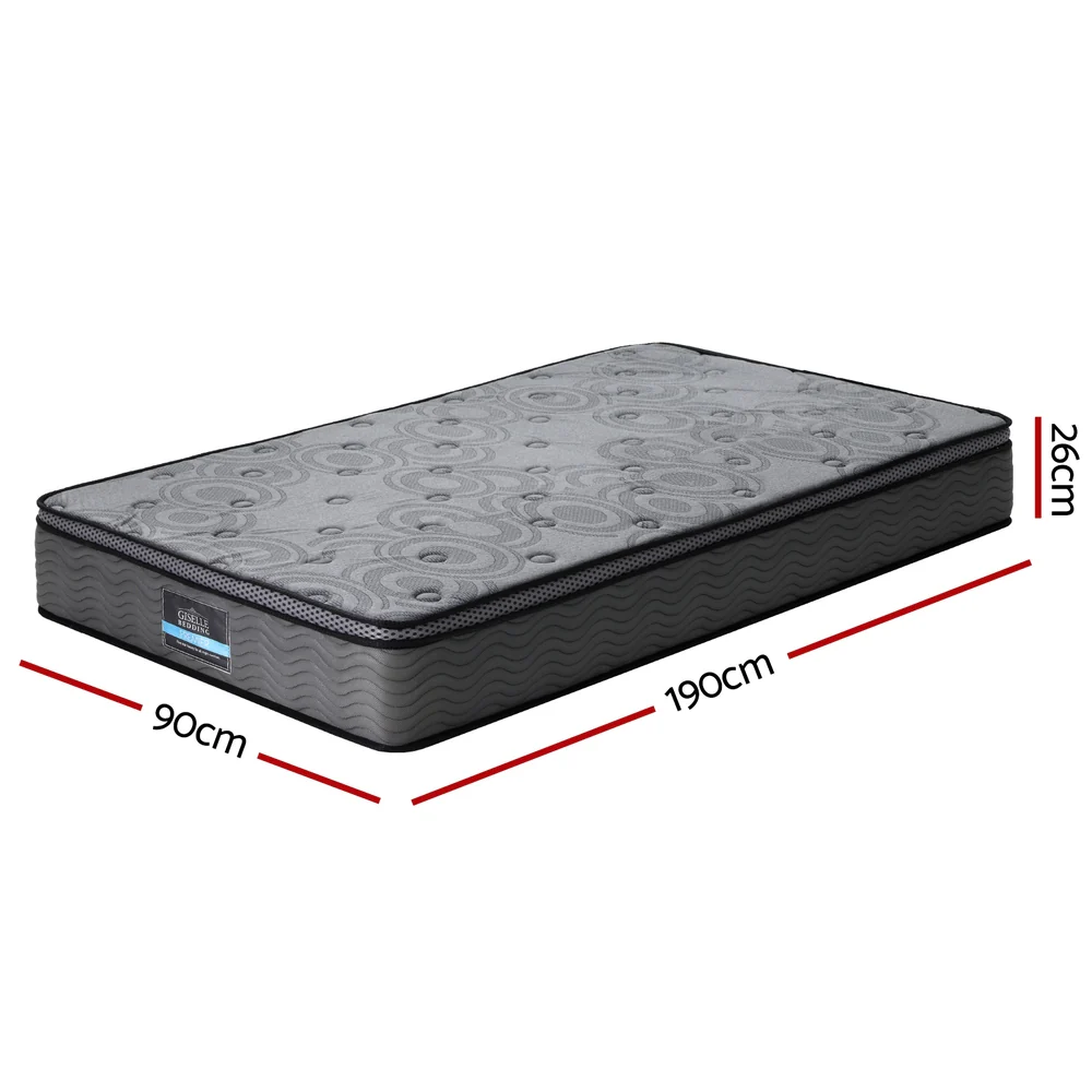 Elric 26cm Euro Top Mattress - Single - Nurns