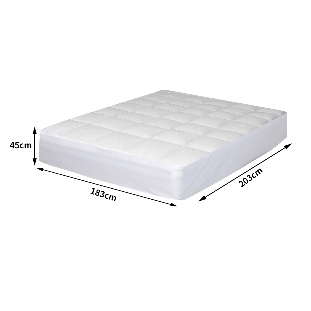 King Dreamz Mattress Protector Luxury Topper - Nurns