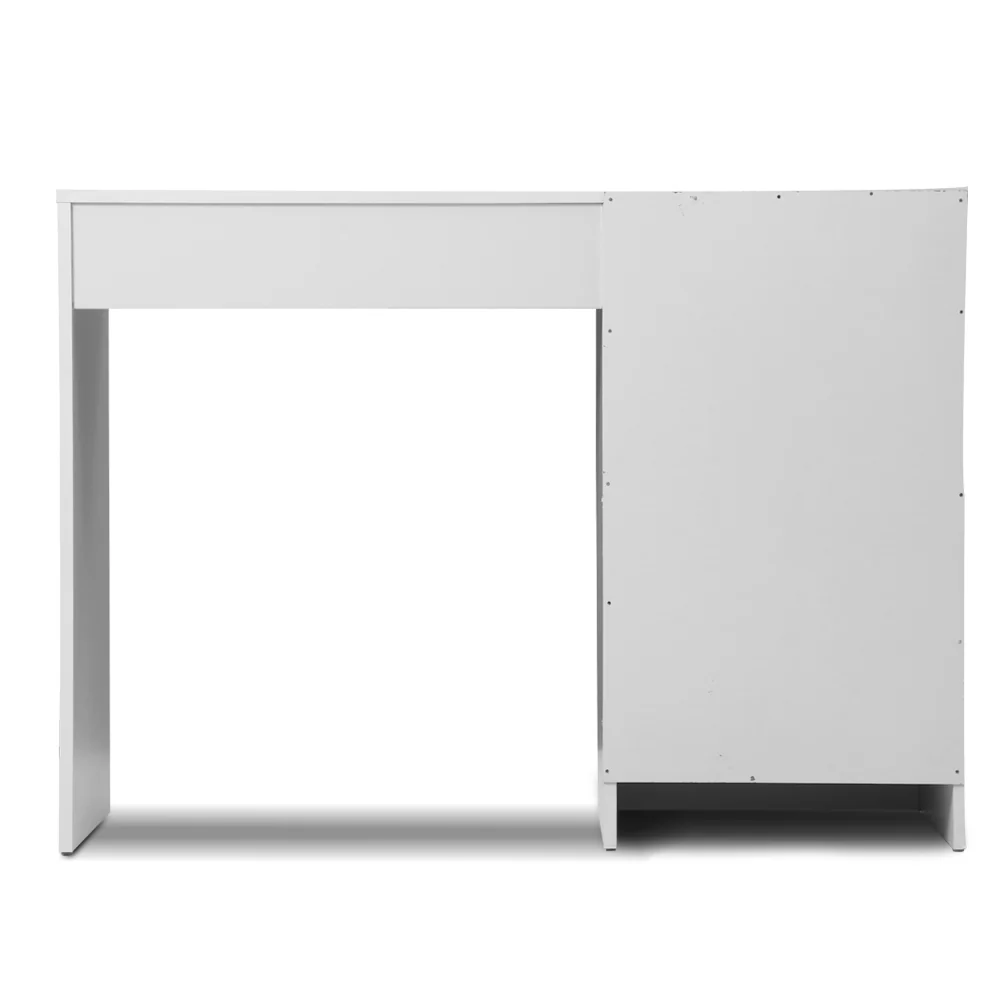 Artiss Computer Desk Drawer Cabinet White 100cm - Nurns