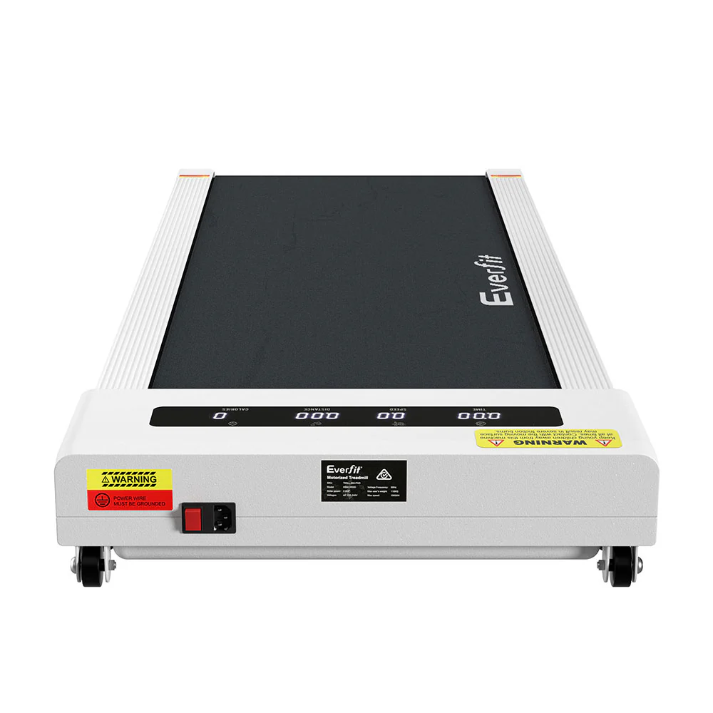 Everfit Treadmill Electric Walking Pad Under Desk Home Gym Fitness 360mm White - Nurns