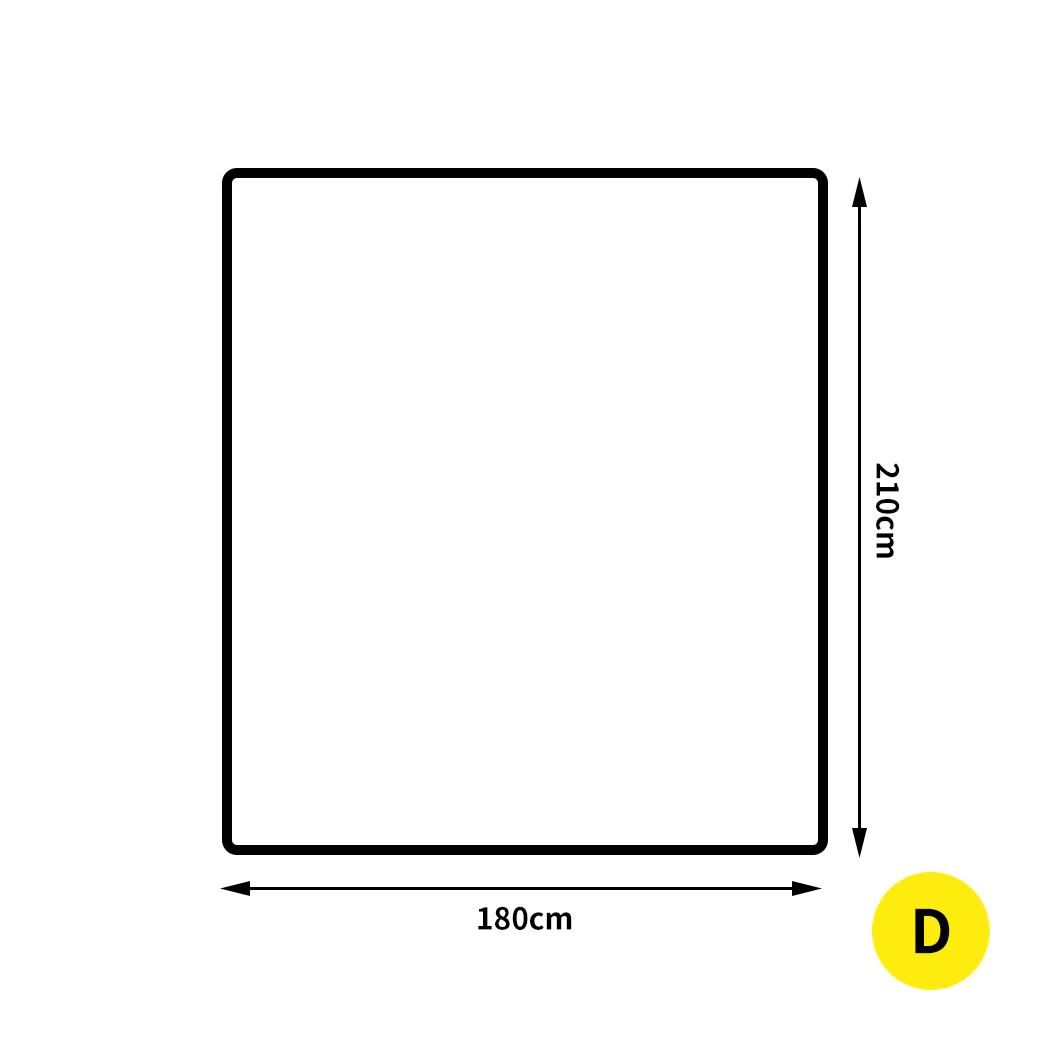 Webster Throw Soft Blanket Cotton Waffle Warm Large Sofa Bed Rugs Double - Dark Grey - Nurns