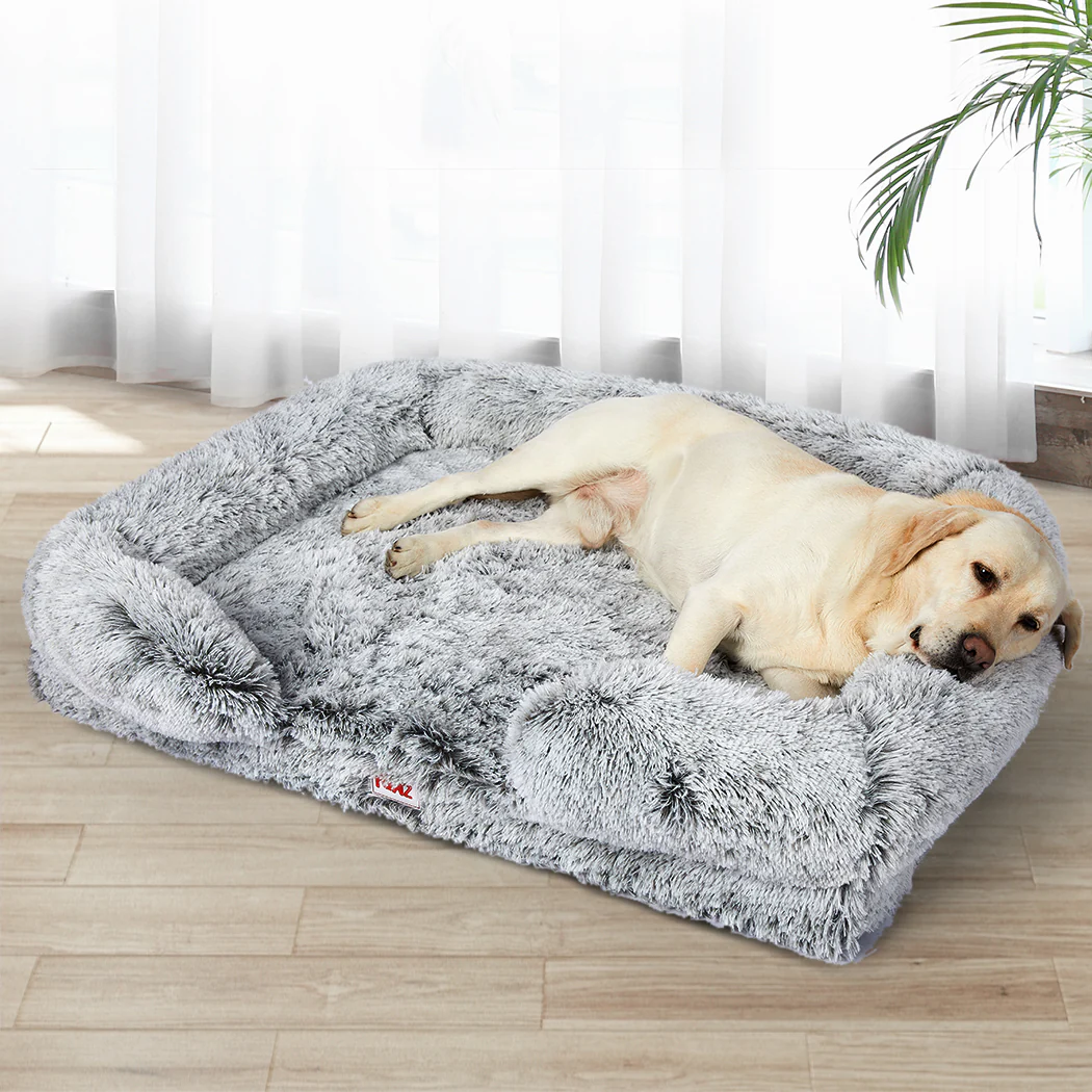 LARGE Dog Beds Pet Orthopedic Sofa - Grey - Nurns