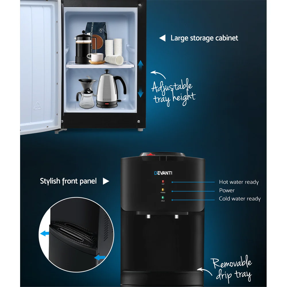 Devanti Water Cooler Dispenser Stand Black - Nurns