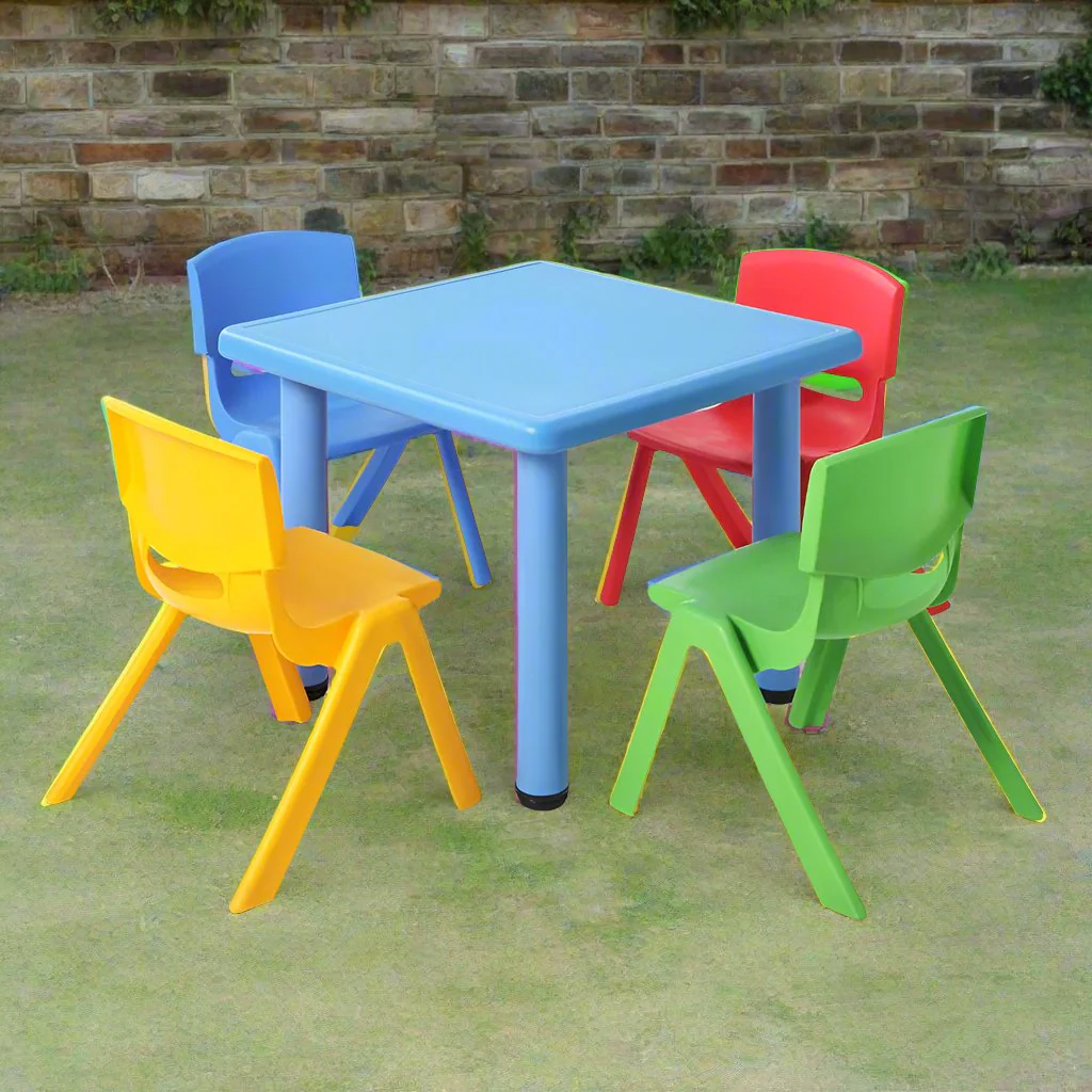 Perryn 5-Piece Kids Table & Chairs Set - Multicolour - Nurns