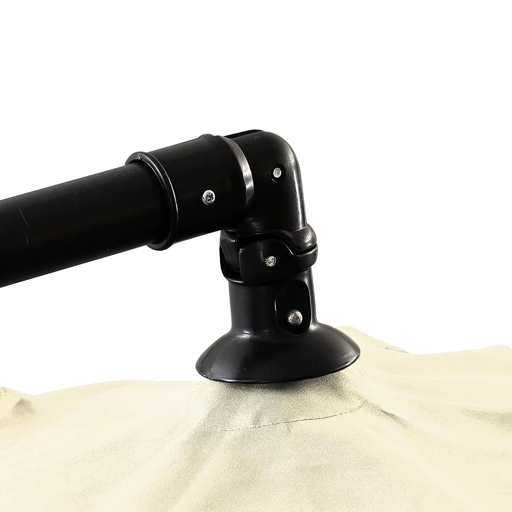 Mountview 3M Outdoor Umbrella Beach Beige With Base - Nurns