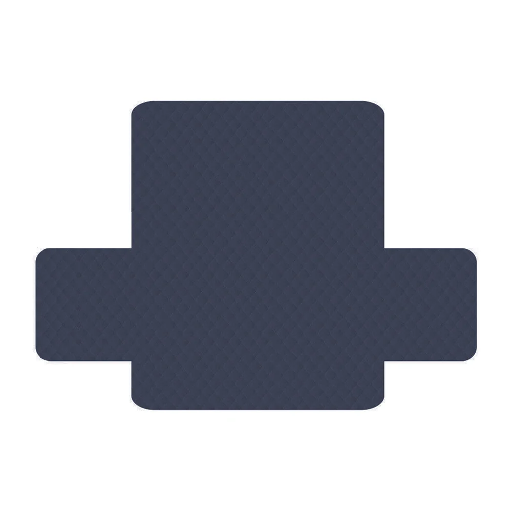 Sofa Cover Quilted Couch Covers Lounge Protector Slipcovers 3 Seater Dark Grey - Nurns