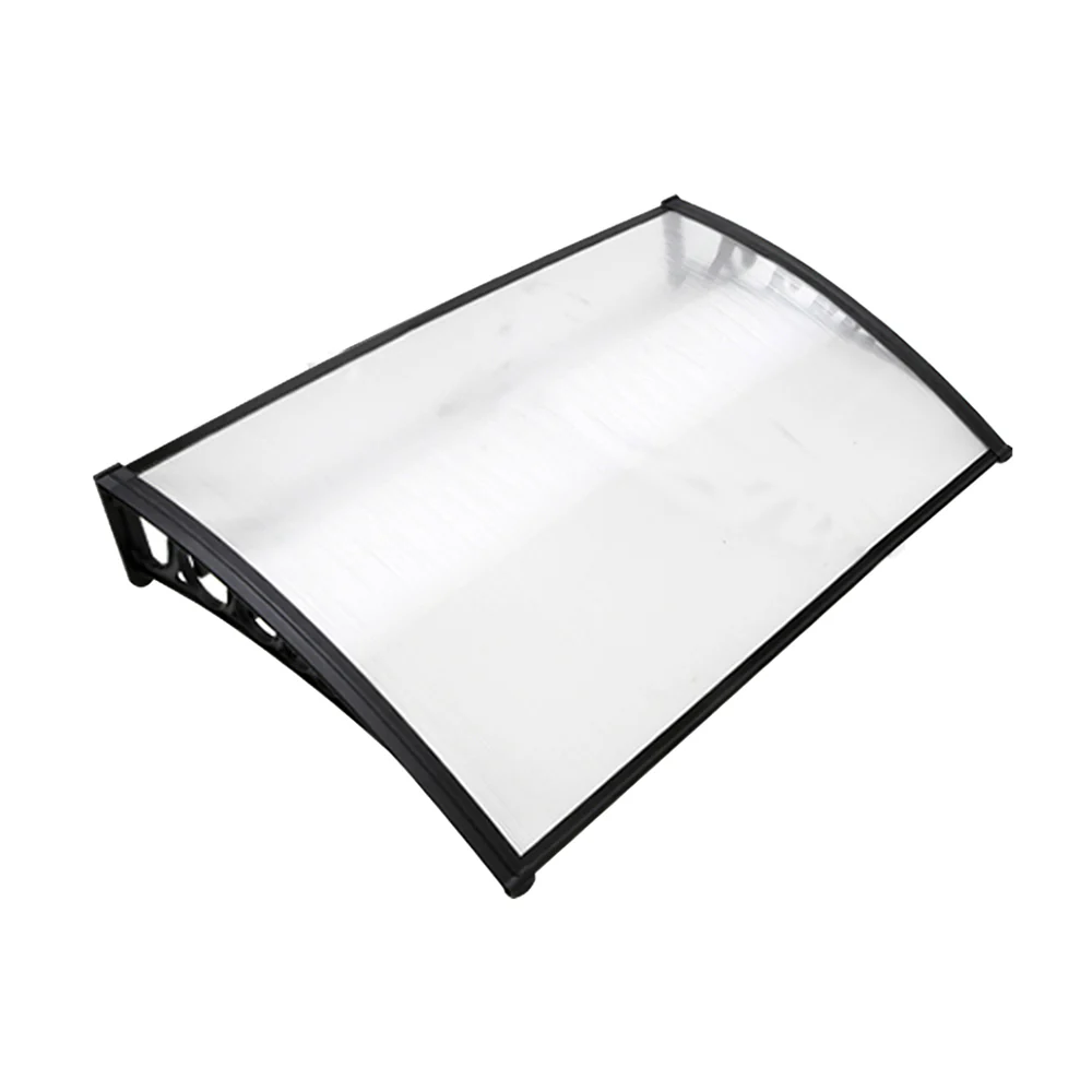 Instahut Window Door Awning 1mx1.5m Transparent - Nurns