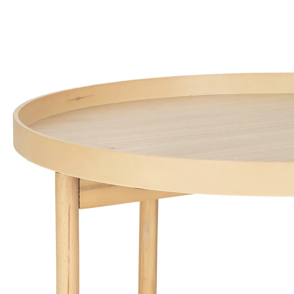 Ieremias Coffee Table 70cm Round - Pine - Nurns