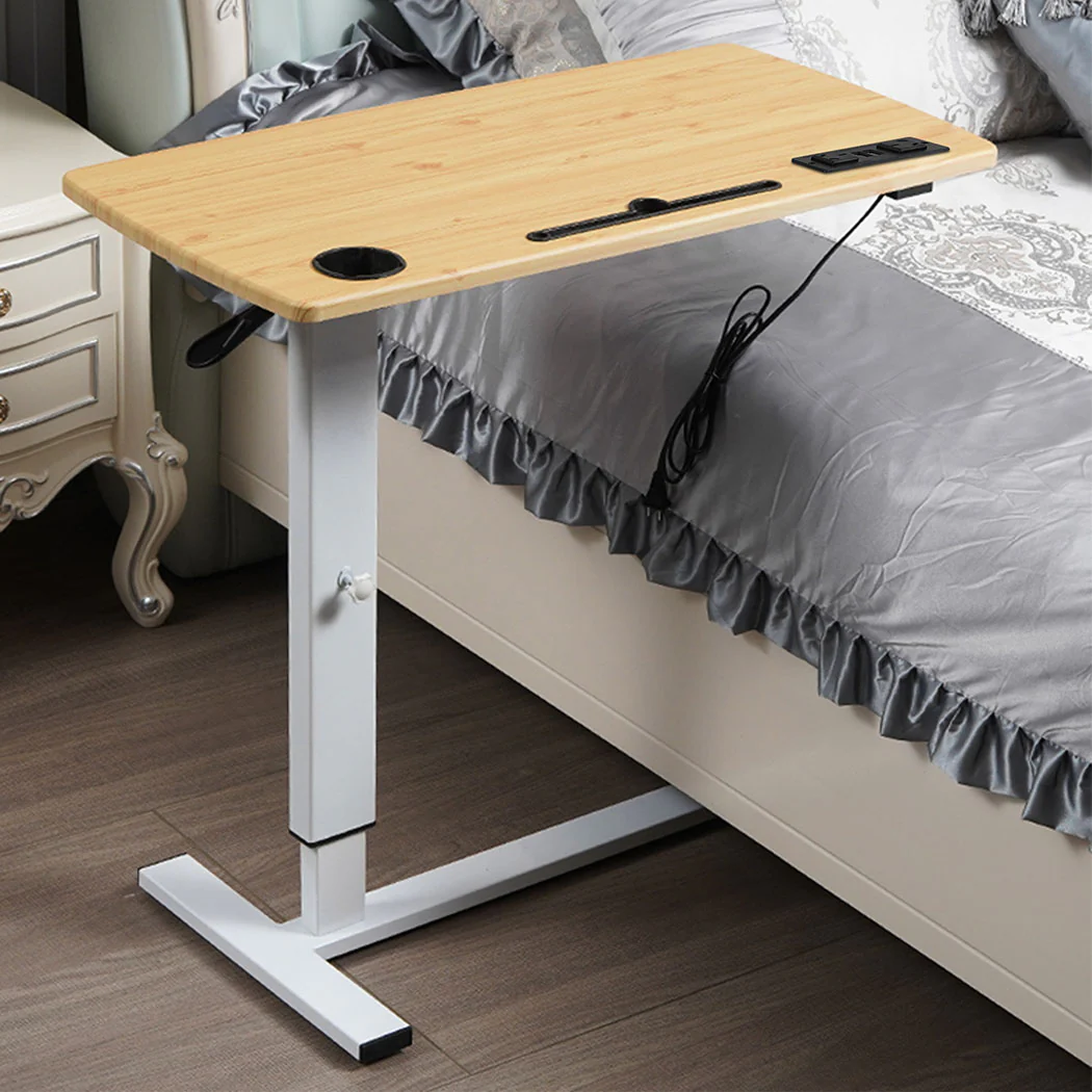 Levede Standing Desk Height Adjustable Oak - Nurns
