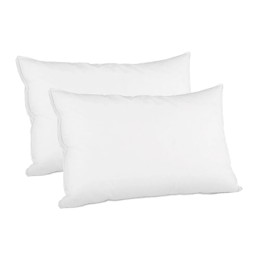 Set of 2 Goose Feather Down Pillow Luxury - Nurns