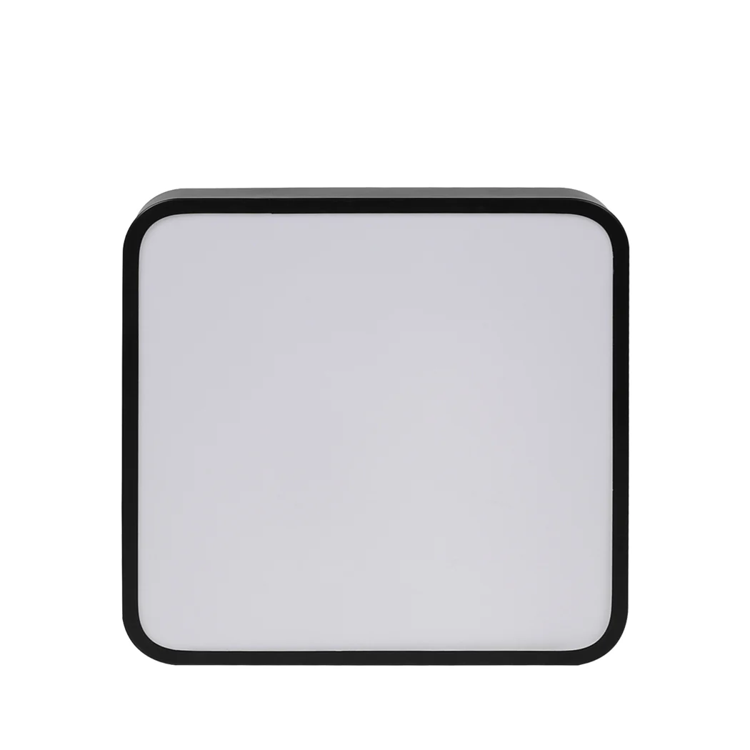 Ultra-Thin 5cm Led Ceiling Down Light Surface Mount Living Room Black 18W Black - Nurns