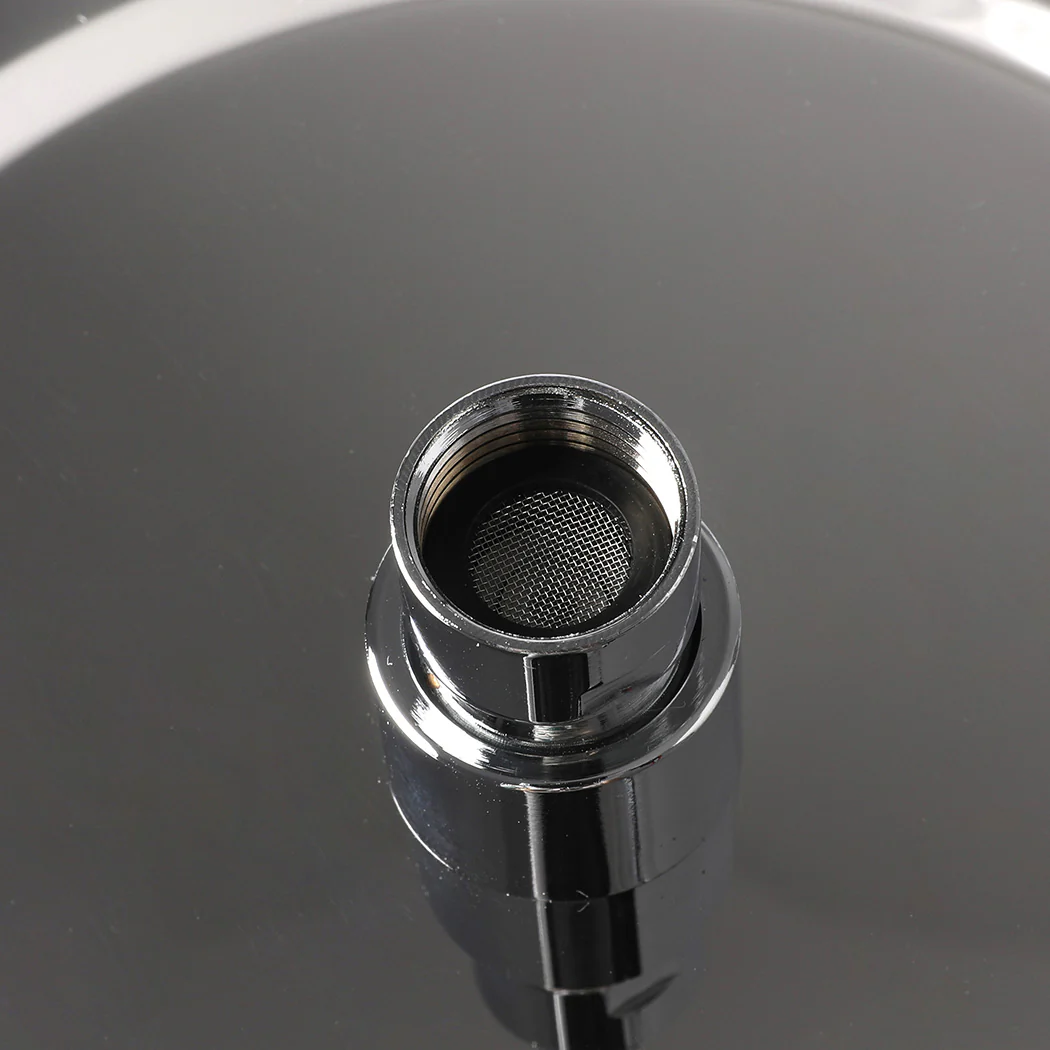 Shower Head High Pressure Set Rain Round - Silver - Nurns