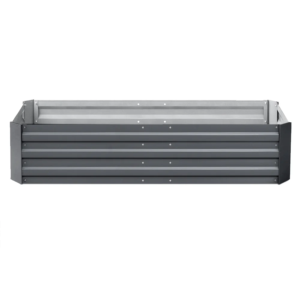 Garden Bed 150x90cm Planter Box Raised Container Galvanised Steel - Nurns
