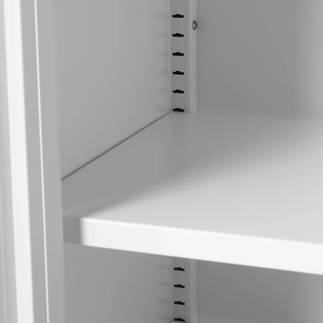 Storage Cabinet Steel Kitchen White - Nurns