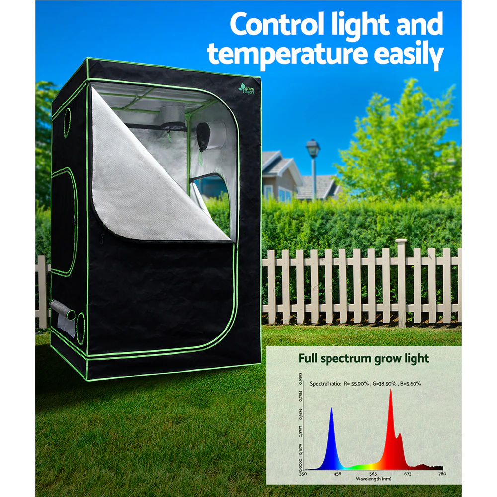 Grow Tent Light Kit 150x150x200CM 2200W LED Full Spectrum - Nurns