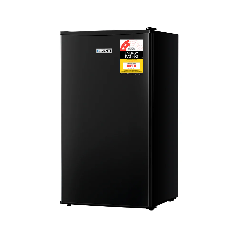 Devanti 95L Bar Fridge Black - Nurns