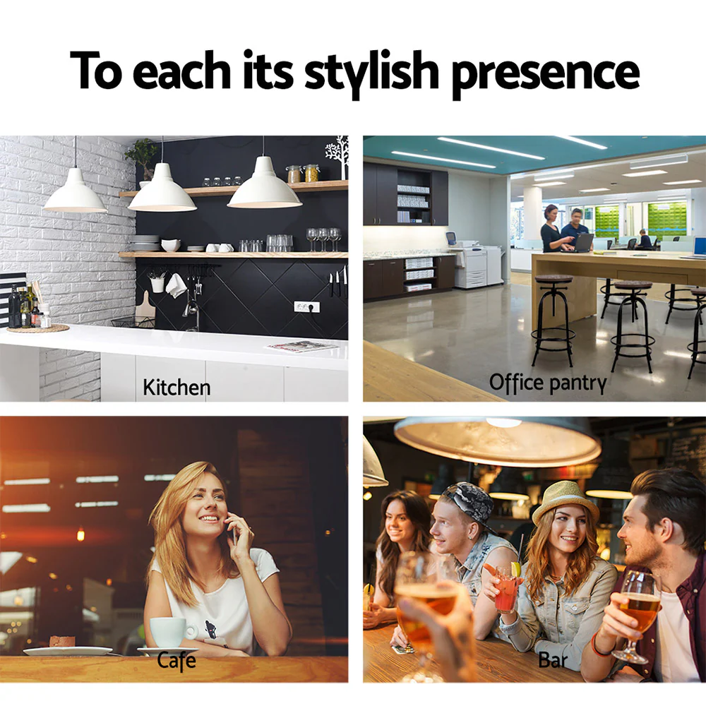 90cm Lamia Bar Stool Industrial Round Seat Wood Metal - Black & Brown - Nurns