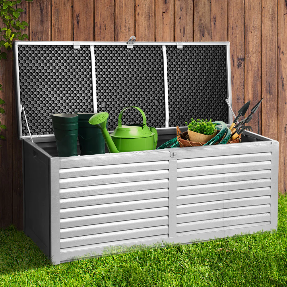 Outdoor Storage Box Bench Seat 390L - Nurns