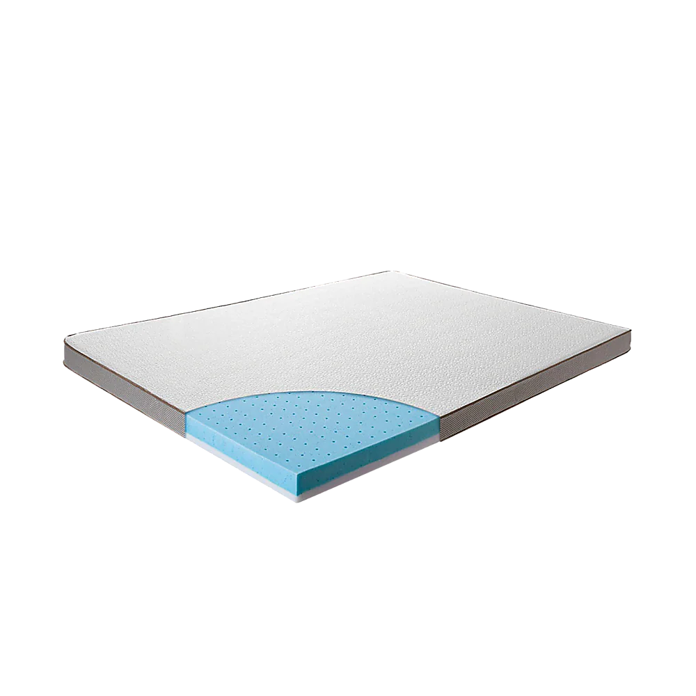 King Palermo Memory Foam Mattress Topper Cooling Gel Infused CertiPUR Approved - Nurns