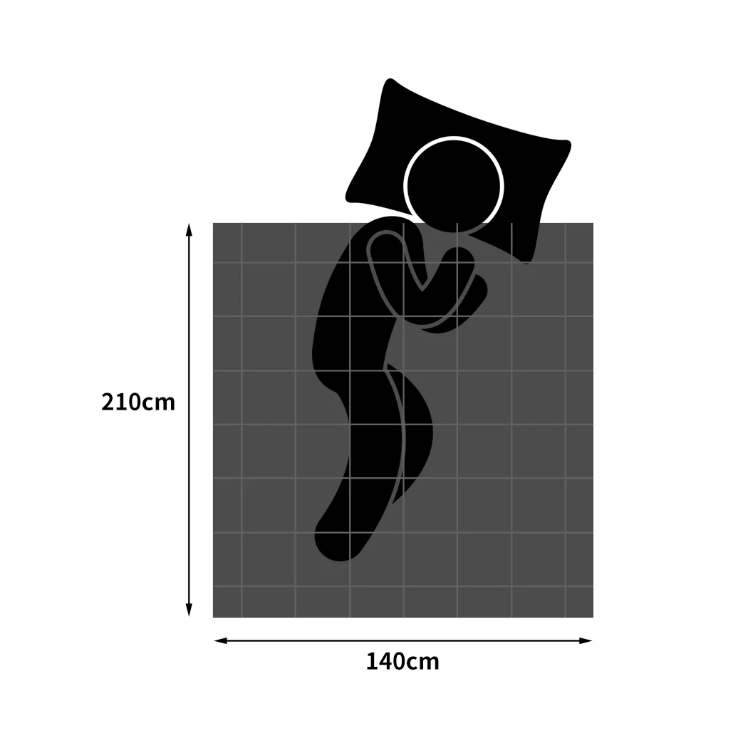 Single Dreamz Quilt Duvet Doona Microfibre - Nurns