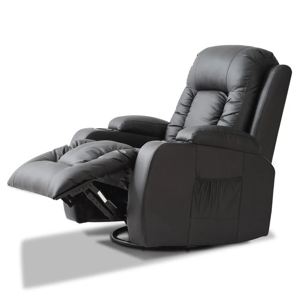 Irene Electric Massage Chair Zero Gravity Chair Recliner Full Body Back Neck - Black - Nurns