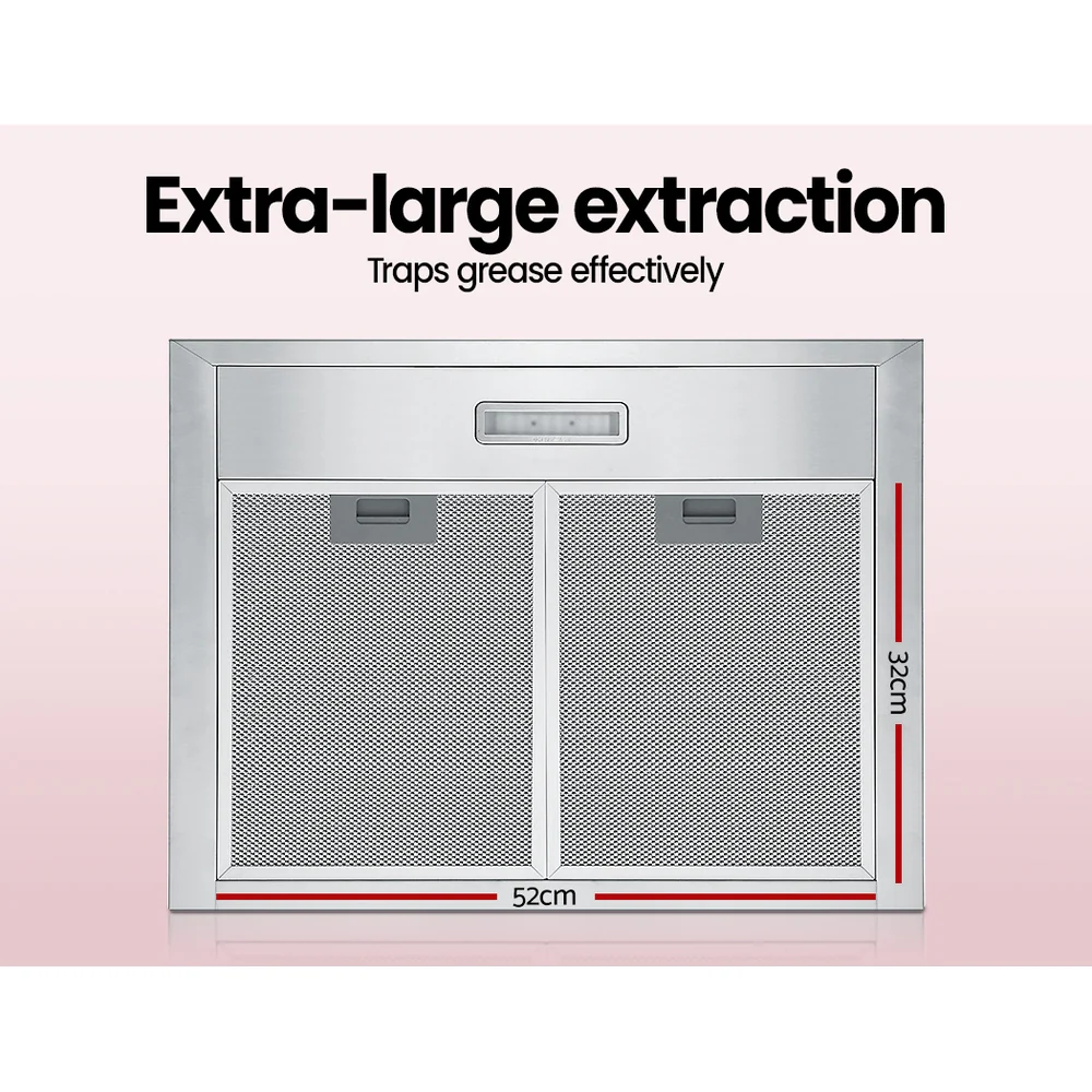 Comfee 600mm Rangehood 60cm Range Hood LED Light - Nurns