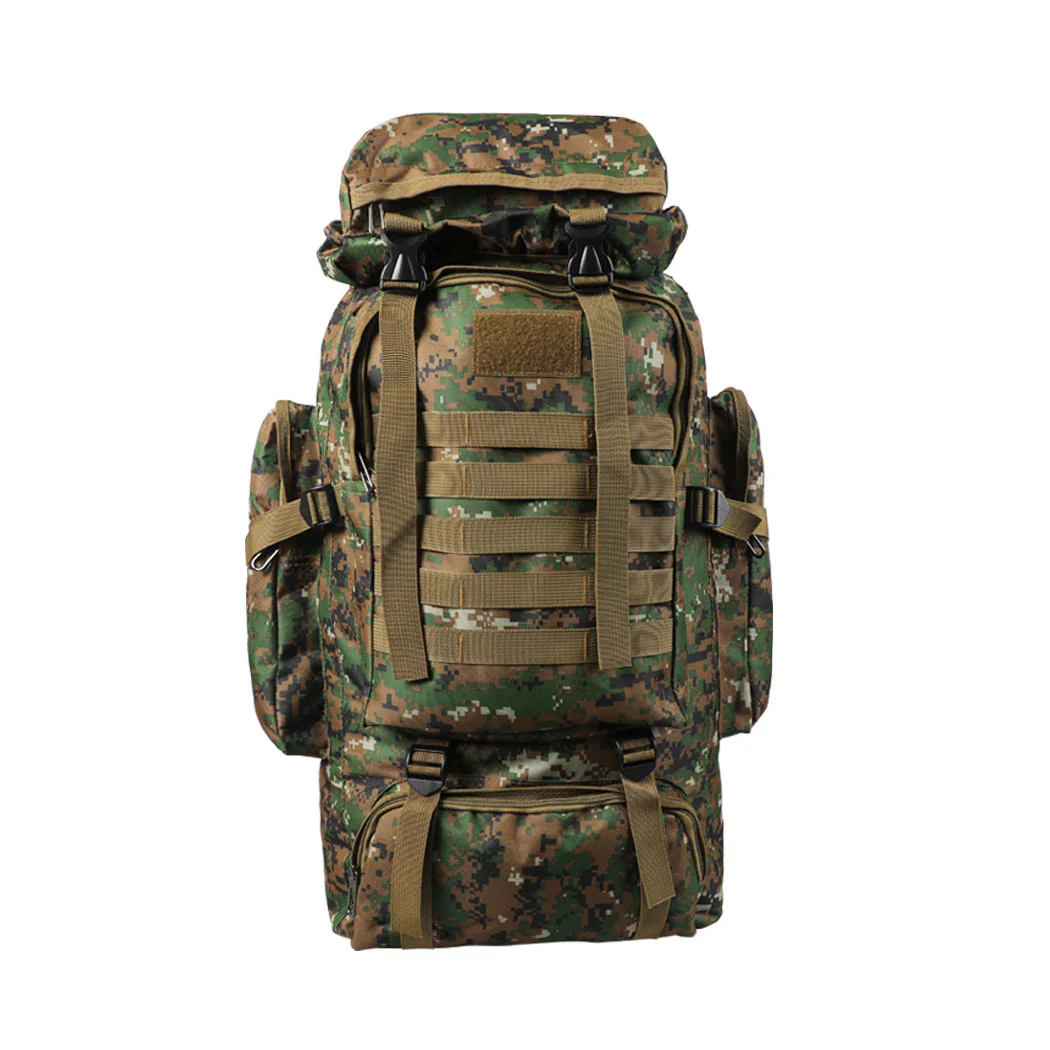 80L Military Tactical Backpack Rucksack Hiking Camping Outdoor Trekking Army Bag - Nurns