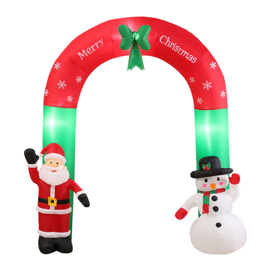 Best Buds Christmas Inflatable Outdoor Xmas Decorations - 2.4M - Nurns