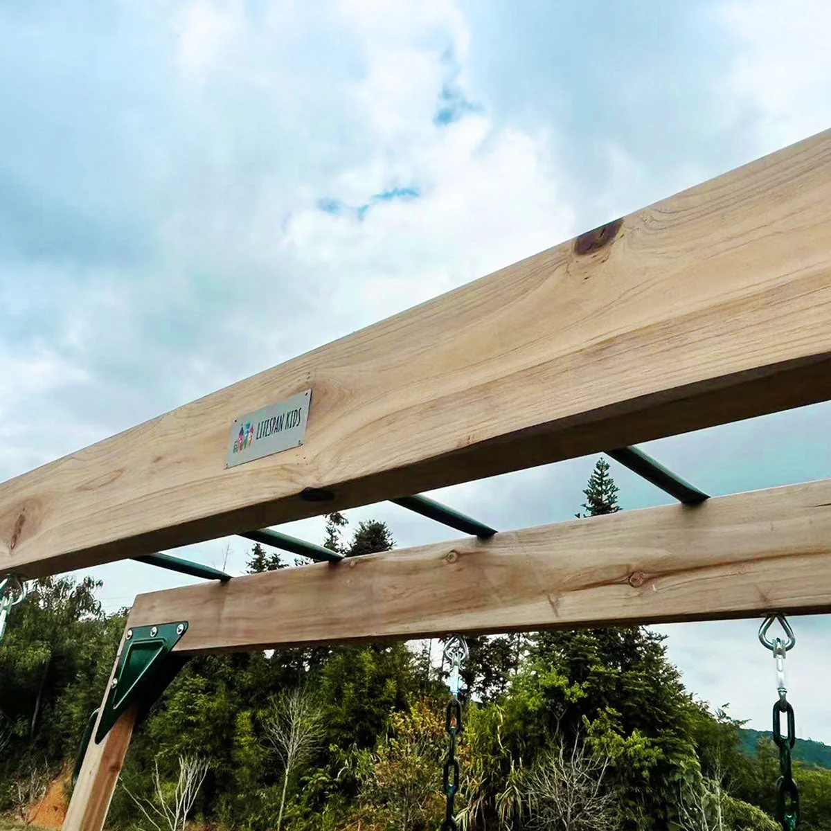 Kids Daintree 2-in-1 Monkey Bars & Swing Set - Nurns