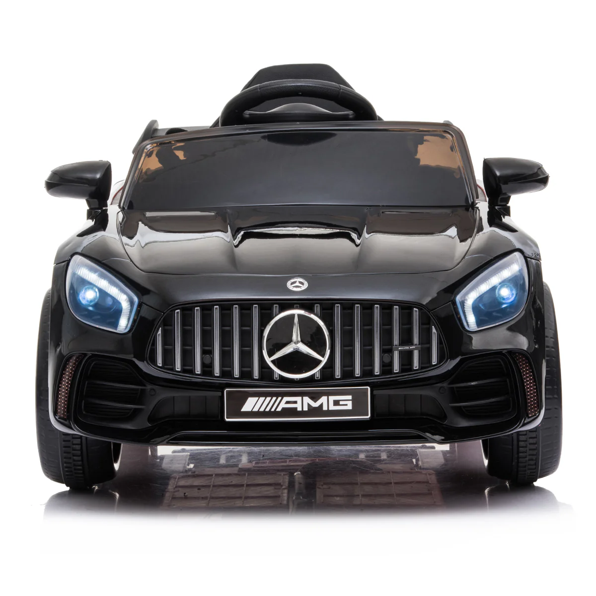 Mercedes Benz Licensed Kids Electric Ride On Car Remote Control - Black - Nurns