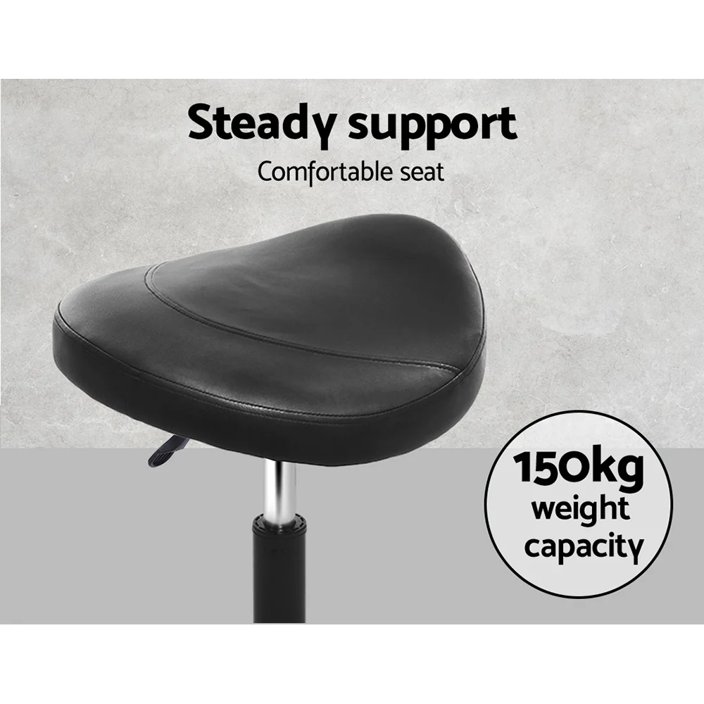Salon Stool Saddle Swivel Chair - Nurns