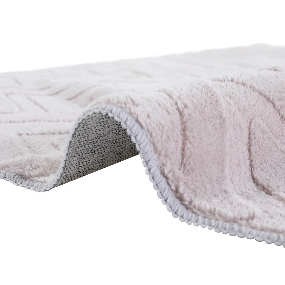 Bronte 120x160cm Floor Rugs Washable Area Mat Large Carpet Microfiber - Grey - Nurns