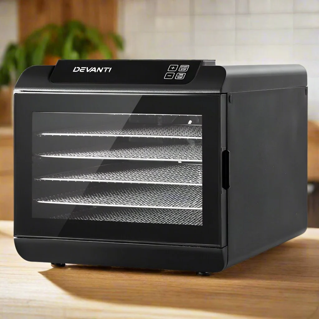 Devanti 6 Trays Food Dehydrator Stainless Steel Tray - Nurns