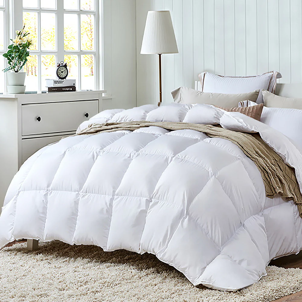 King Giselle Bedding 700GSM Duck Down Feather Quilt - Nurns