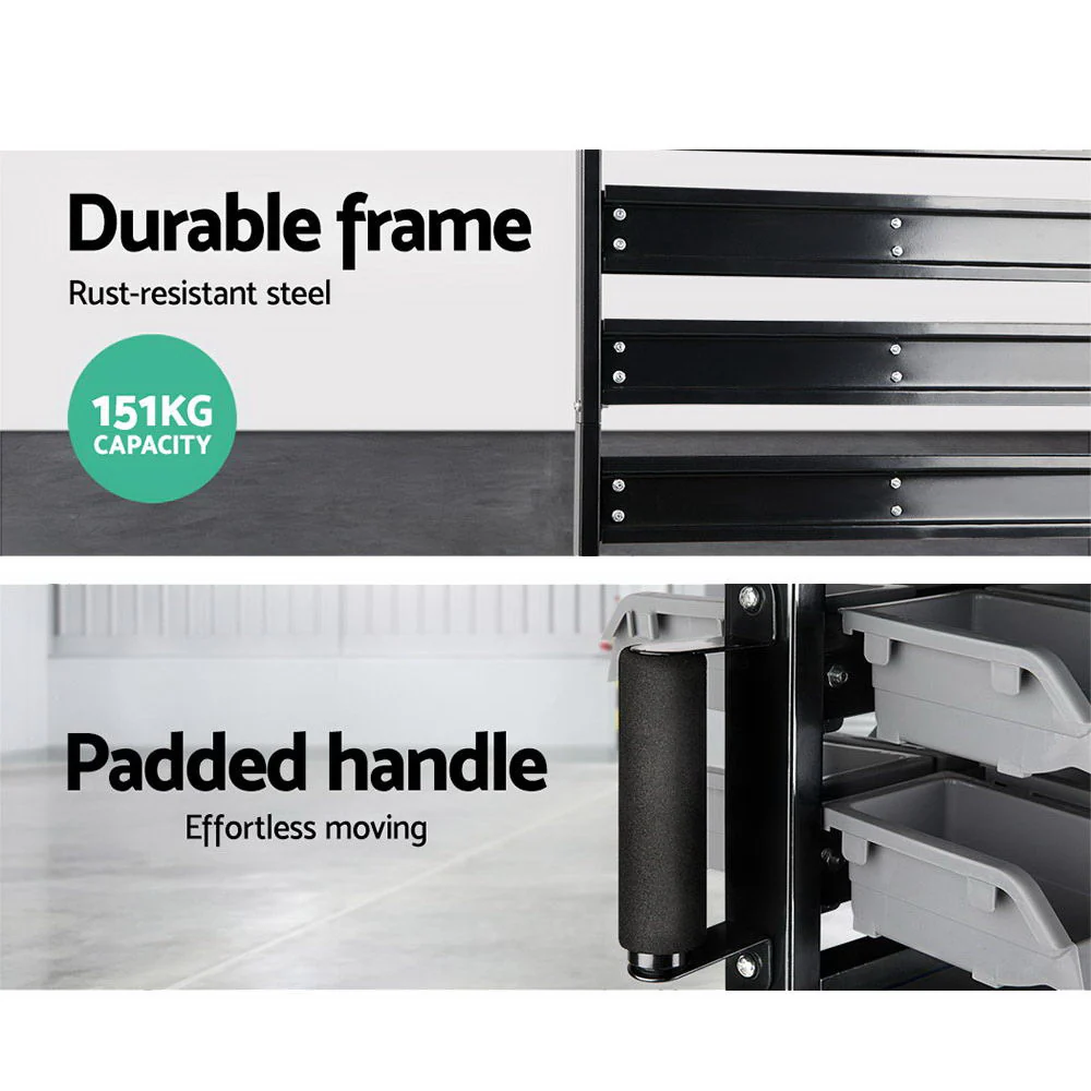 90 Bin Storage Rack Stand - Nurns