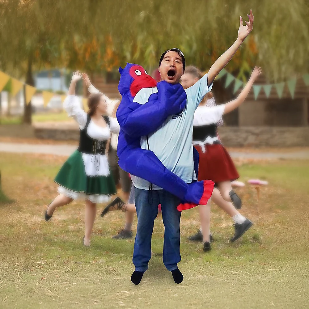 GORILLA Fancy Dress Inflatable Suit - Fan Operated Costume - Nurns