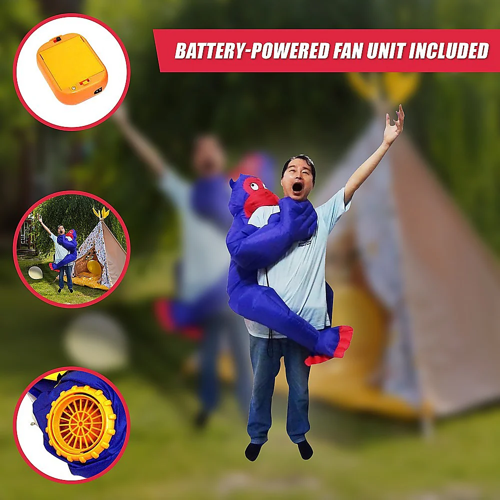 GORILLA Fancy Dress Inflatable Suit - Fan Operated Costume - Nurns