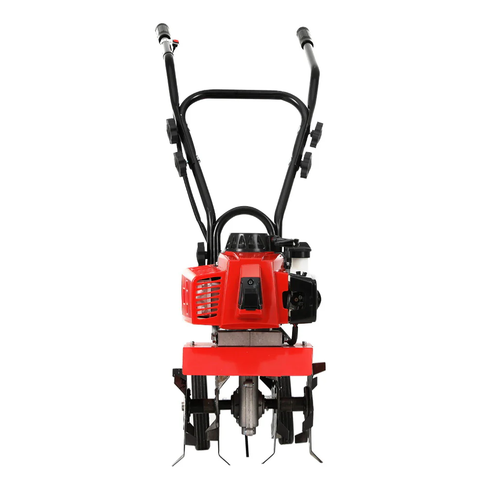 88CC Tiller Garden Cultivator Rototiller 6 Blades Soil Plower Rotary Hoe - Nurns