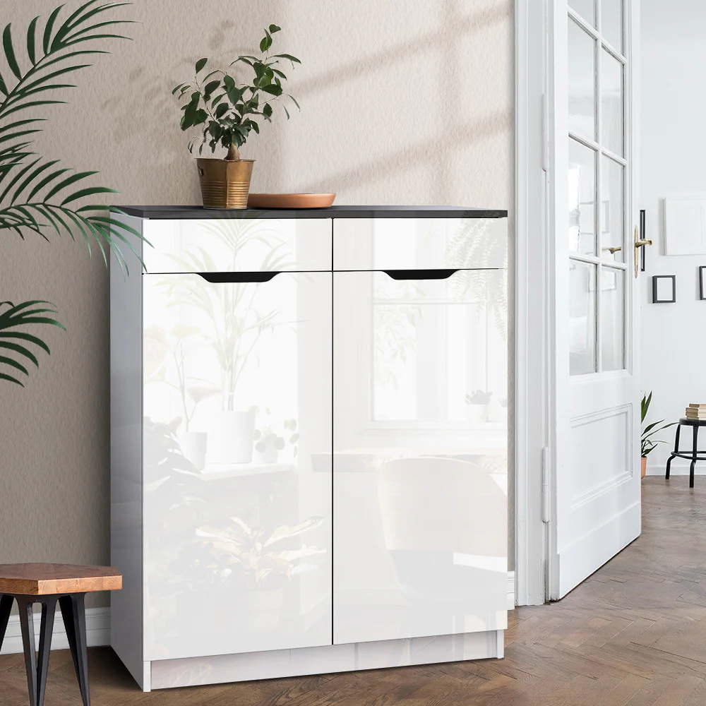 Artiss Shoe Rack Cabinet 30 Pairs White Eve - Nurns