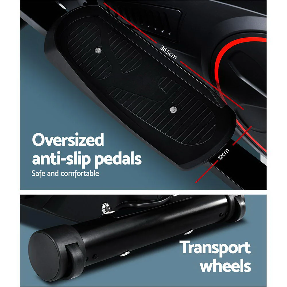 Everfit Exercise Bike Elliptical Cross Trainer Home Gym Fitness Machine LCD - Nurns